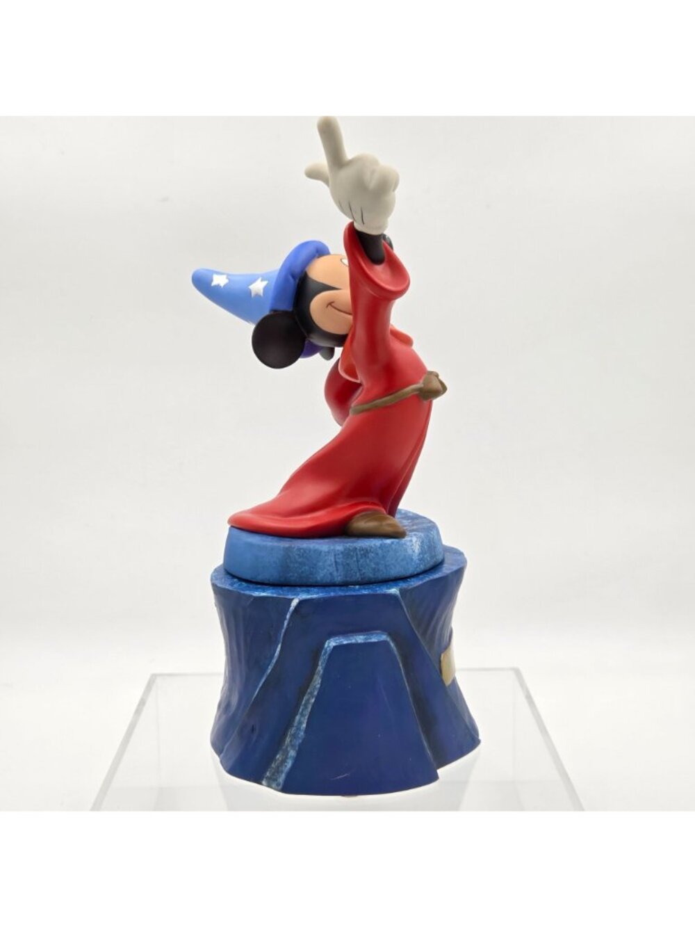 WDCC Mickey Mouse Fantasia Summoning the Stars 70th Birthday Sculpture with Base - Picture 5 of 6